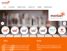Tablet Screenshot of mentarigroups.com
